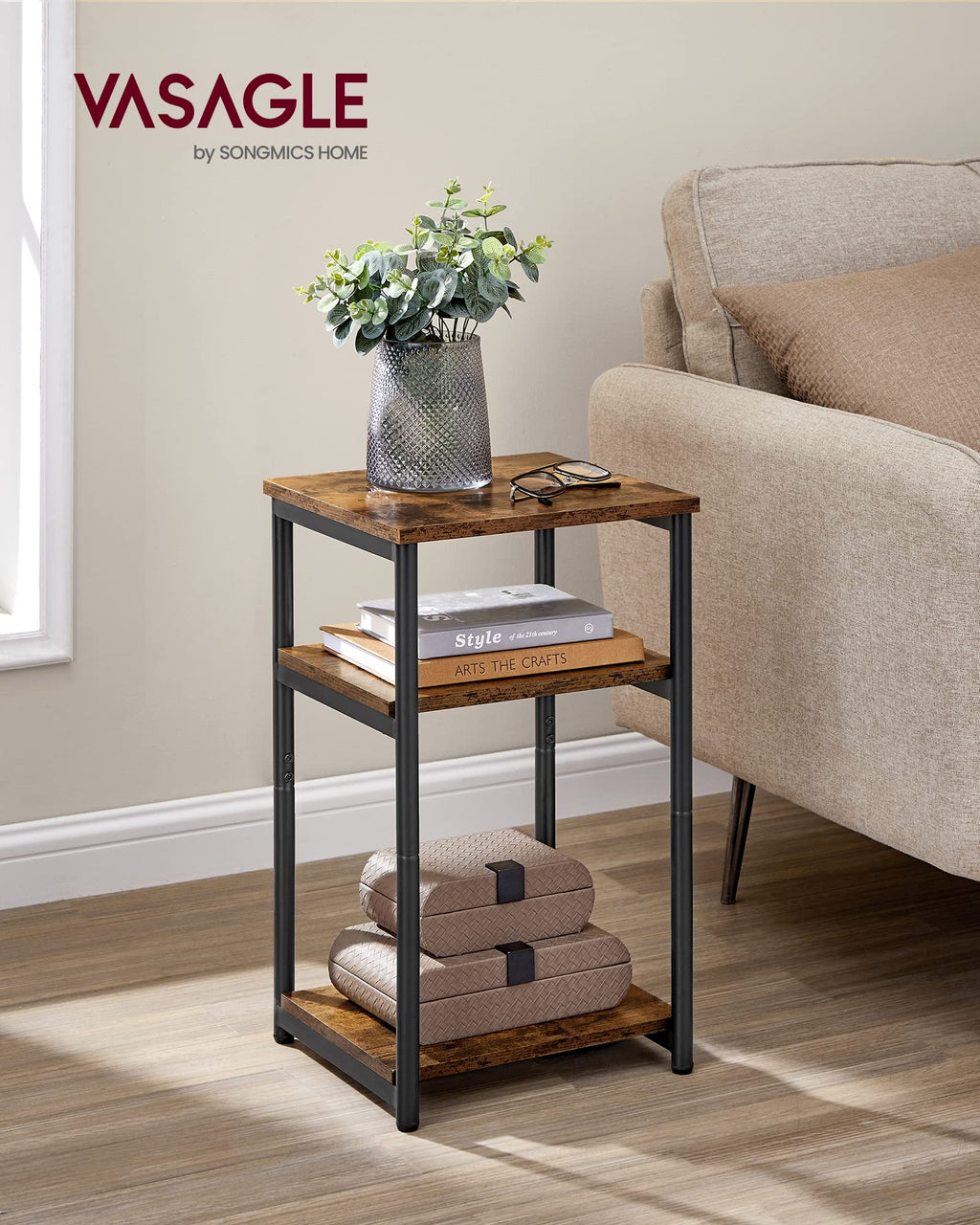 Small Steel Side Table H588929