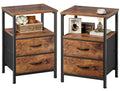 Night Stand Set of 2 with 2 Drawers W2862