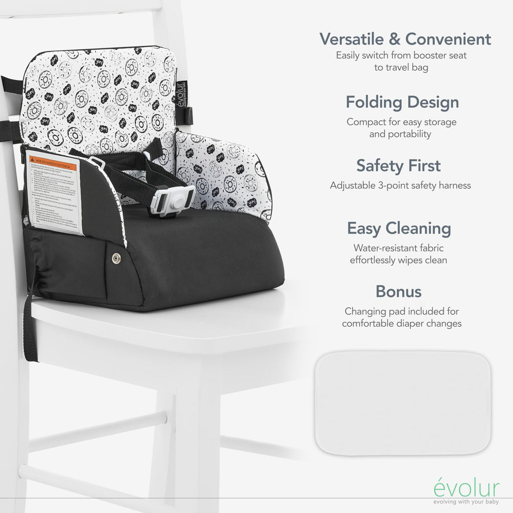 2-in-1 Portable Booster Seat and Travel Bag A888174