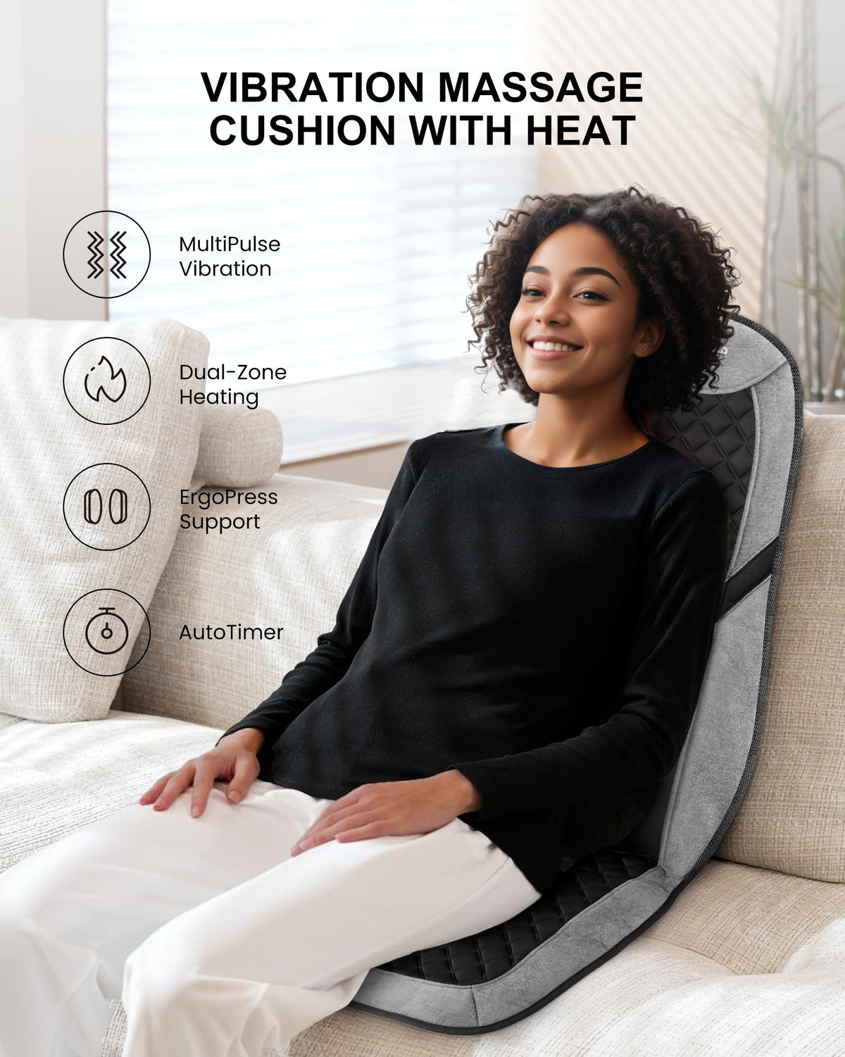 Back Massager with Heat F44130
