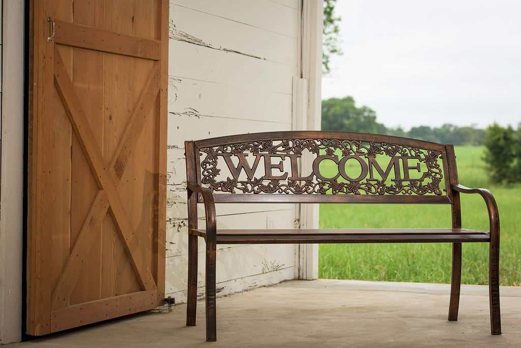 Metal Outdoor Bench I46904