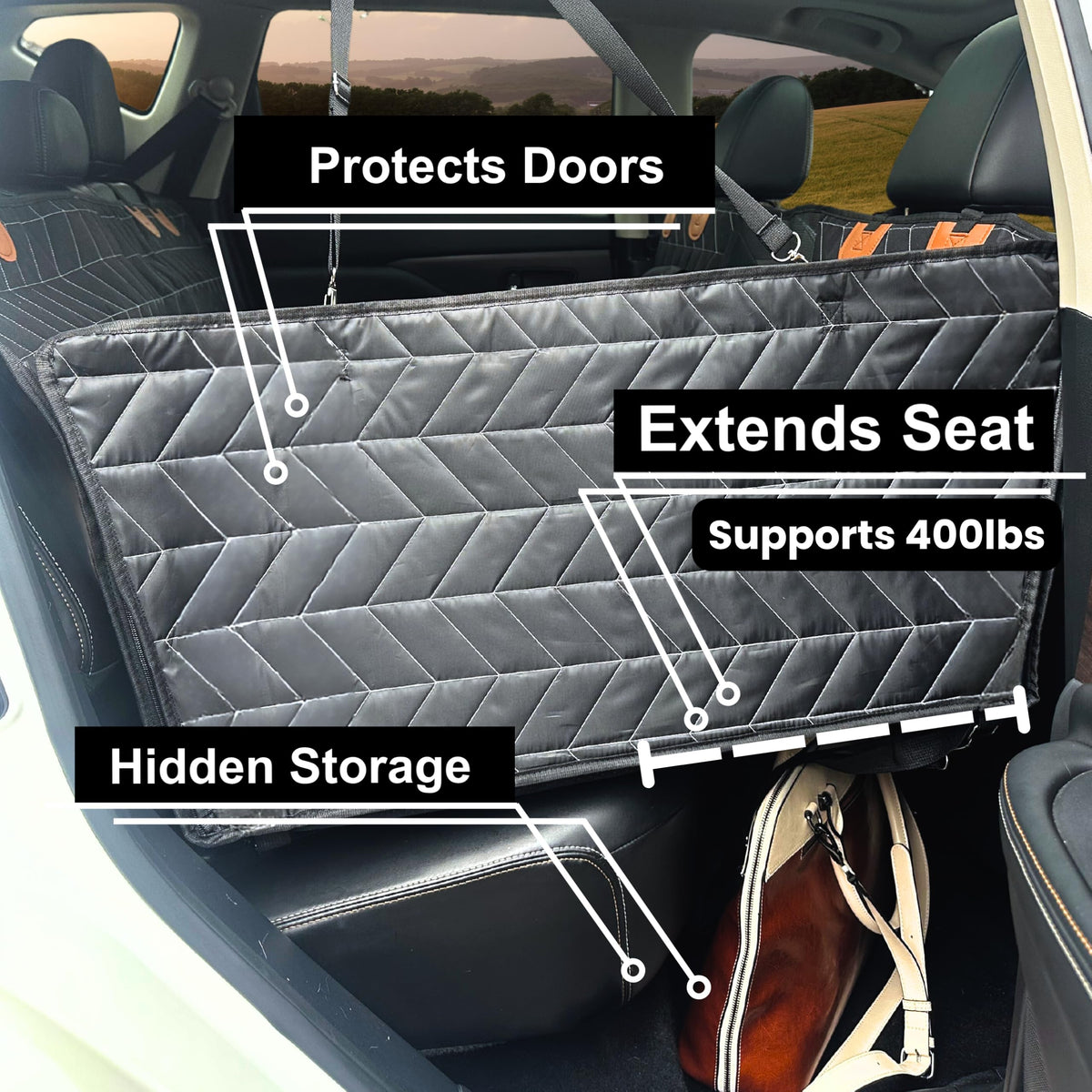 Back Seat Extender for Dogs N7609