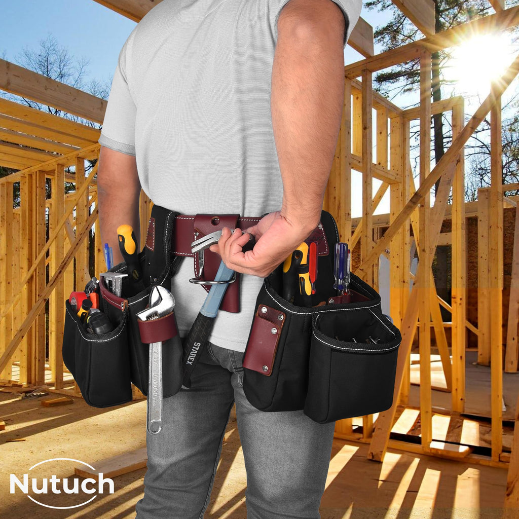 Nylon and Leather Tool Belt X8490